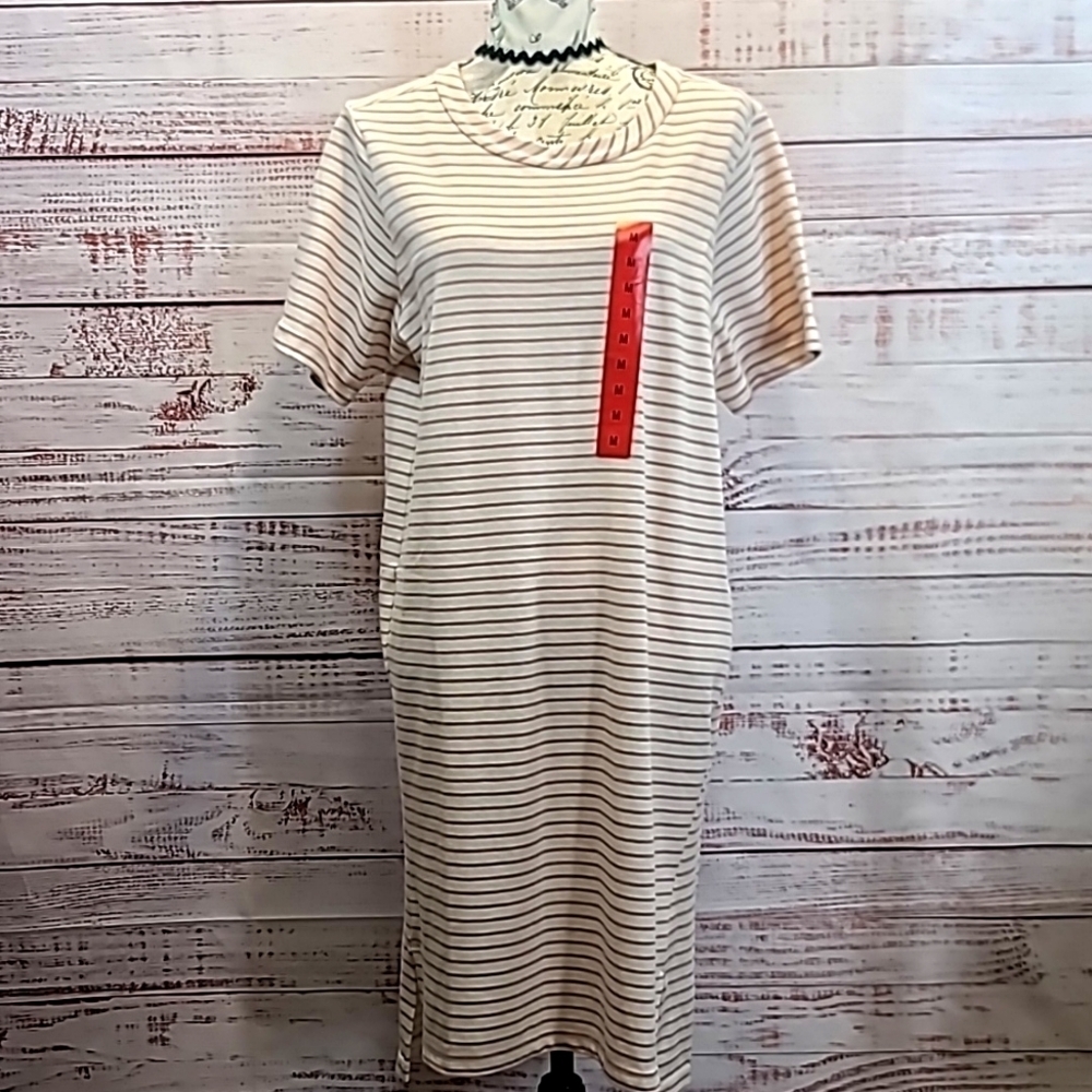BUFFALO stripped short sleeve dress